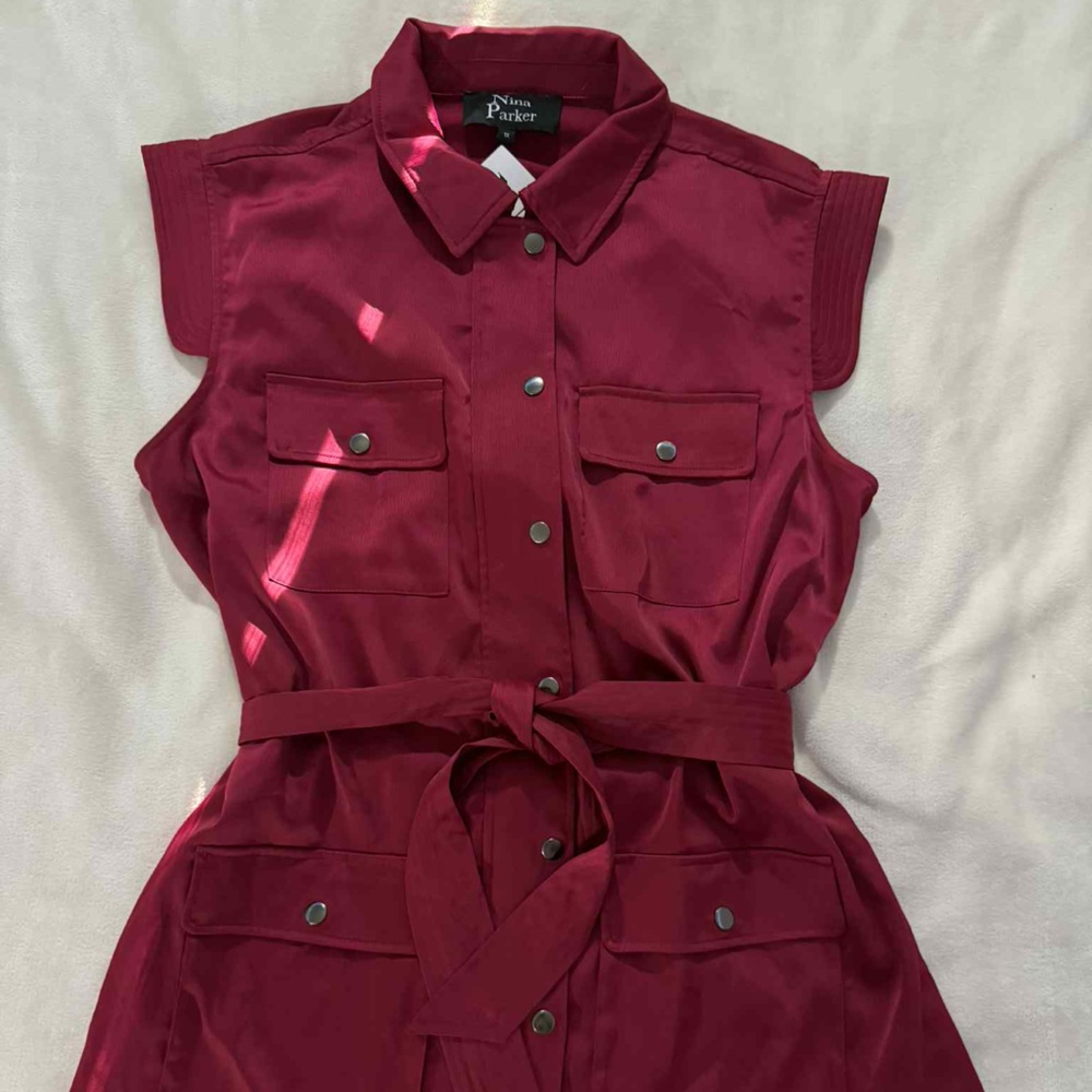 Macy’s Nina Parker Utility Vest Top Plus 1X